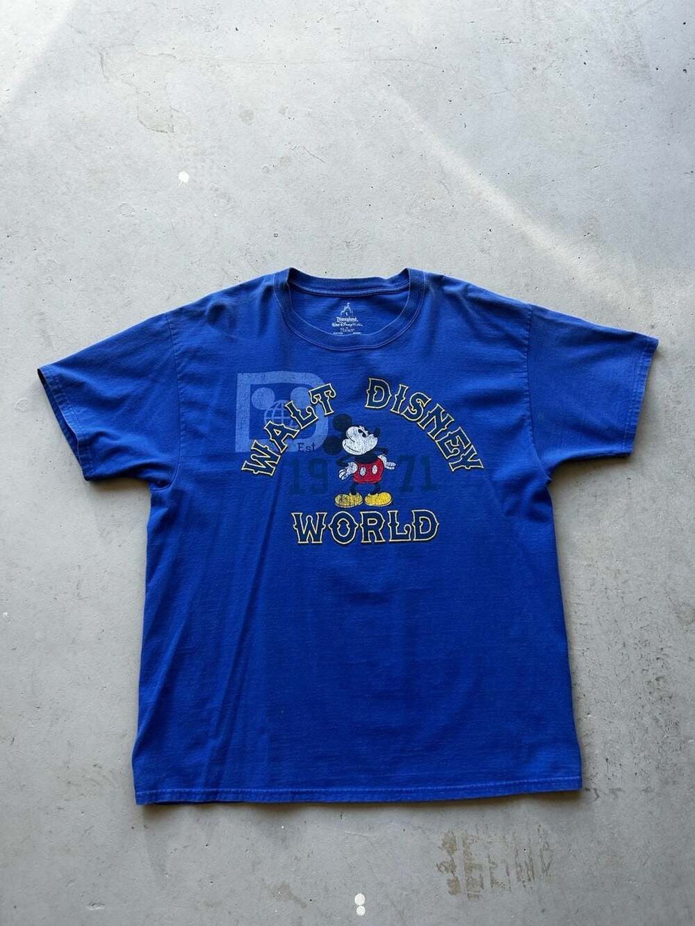 Hanes Walt Disney World Mickey Mouse Graphic T-Shirt Size L